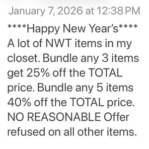 Any items bundle 5 or more get lowest priced items free